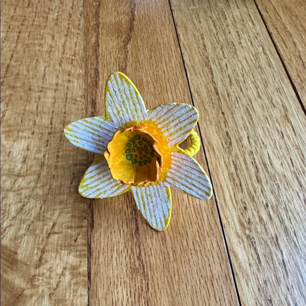 Flower napkin rings - set of 4